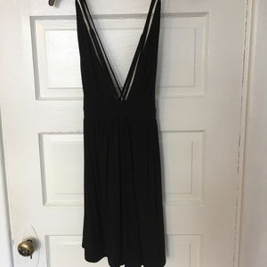 Little Black Dress with plunging neckline